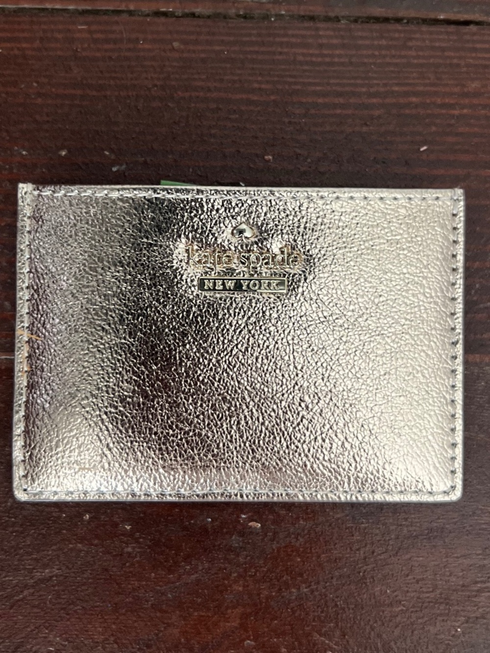 Kate Spade Metallic Cardholder